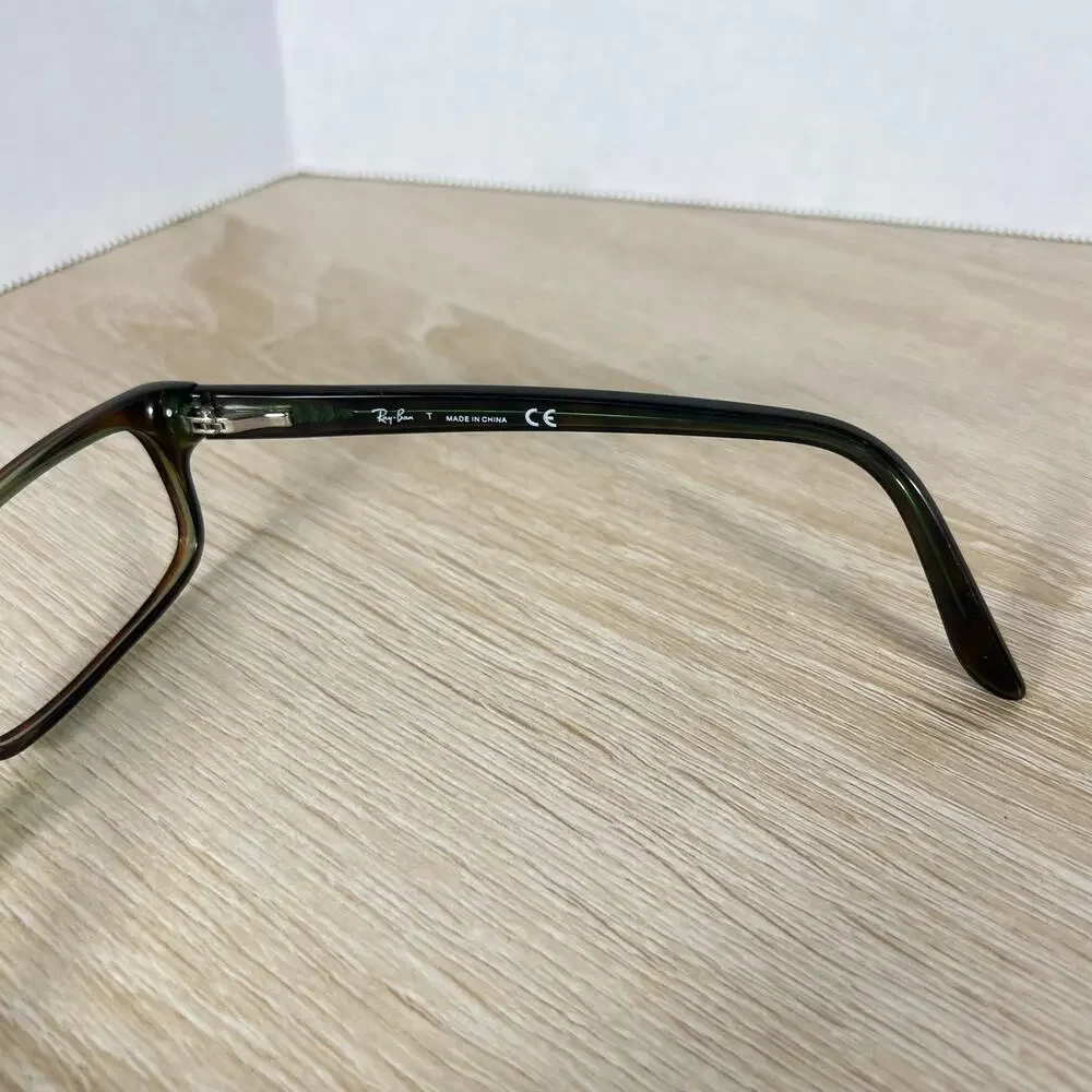 Ray-Ban RB5187 2445 Eyeglasses Brown Green Frames Only 52-16-140